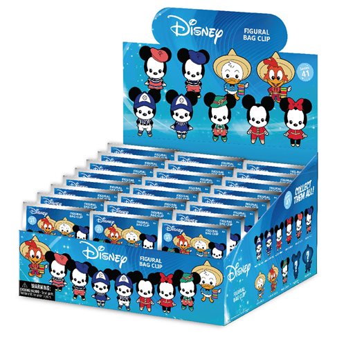 Mickey and Minnie Series 41 3D Foam Bag Clip Random 6-Pack