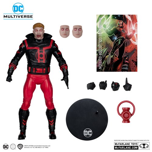 DC McFarlane Collector Edition Wave 11 #37 Guy Gardner Red Lantern Red Platinum Edition 7-Inch Scale