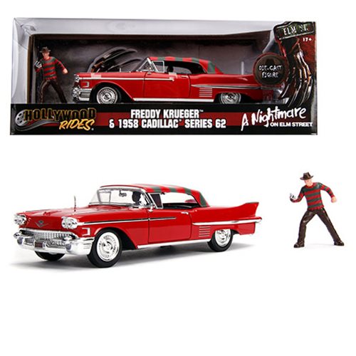 Hollywood Rides Nightmare on Elm Street 1958 Cadillac with Freddy Figure