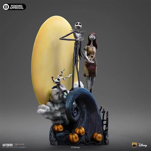 The Nightmare Before Christmas Jack and Sally Deluxe 1:10 Art
