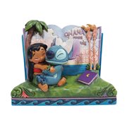 Disney Traditions Lilo & Stitch Storybook Ohana Means Family by Jim Shore Statue, Not Mint