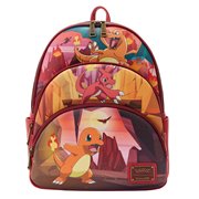 Pokemon Charmander Evolutions Triple Pocket Mini-Backpack