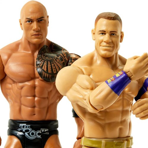 WWE Championship Showdown Series 9 The Rock vs John Cena Action Figure 2-Pack