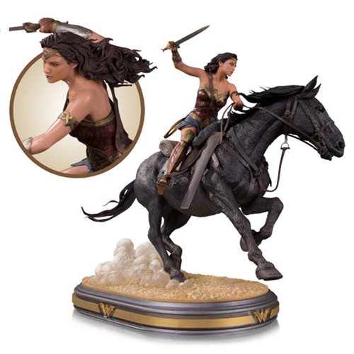 Wonder Woman on Horseback Deluxe Movie Statue