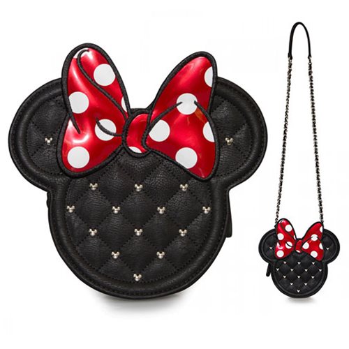 Minnie Mouse Die-Cut Quilted Cross-Body Purse