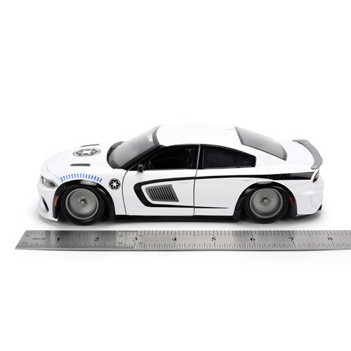 Hollywood Rides Star Wars 2021 Dodge Charger SRT Hellcat 1:24 Scale Die-Cast Metal Vehicle with Stor