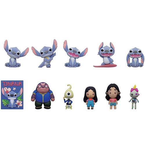 Lilo & Stitch Movie (2025) 3D Foam Bag Clip Display Case of 24