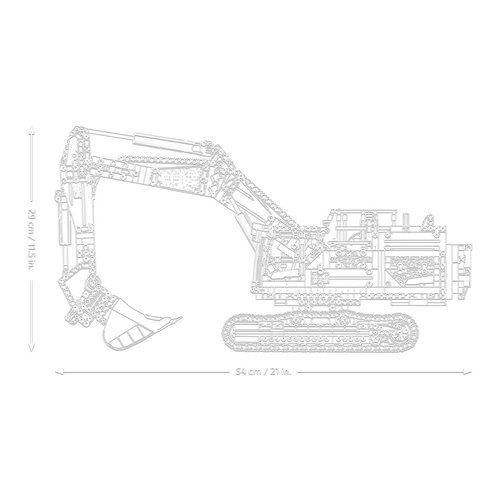 LEGO Technic 42215 Volvo EC500 Hybrid Excavator