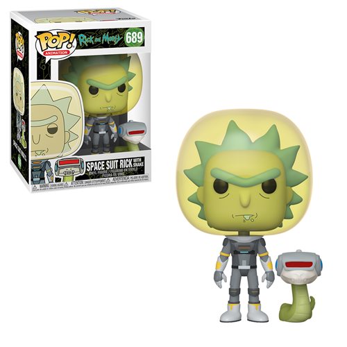 Rick and Morty Space Suit Rick With Snake Funko Pop! Vinyl Figure