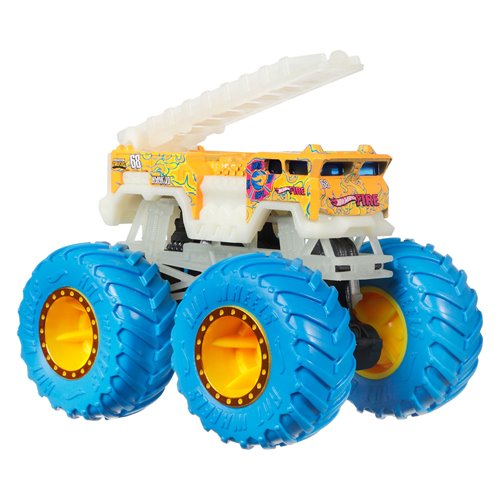 Hot Wheels Monster Trucks Glow in the Dark Vehicle 2026 Mix 1 Case of 6