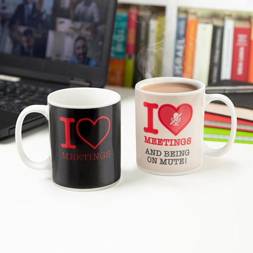 I Love Meetings I'm On Mute 10.1 oz. Heat-Change Mug