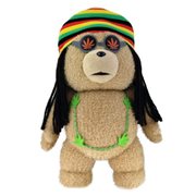 Ted Rastafarian 16-Inch Talking Plush Teddy Bear with Moving Mouth