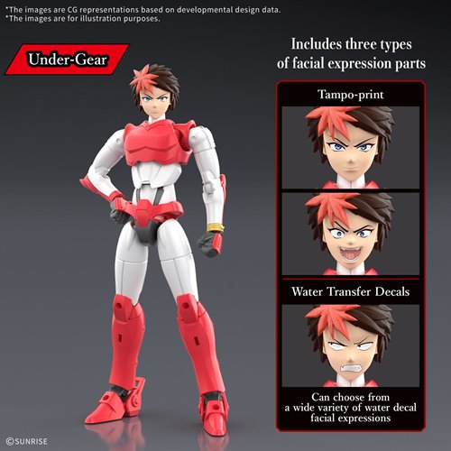30 Minutes Fantasy Yoroi-Shinden Samurai Troopers Ronin Warriors Gai of the Heat Model Kit