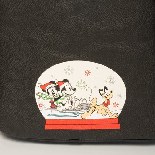 Disney Holiday Mickey Mouse and Minnie Mouse Mini-Backpack - Entertainment Earth Exclusive