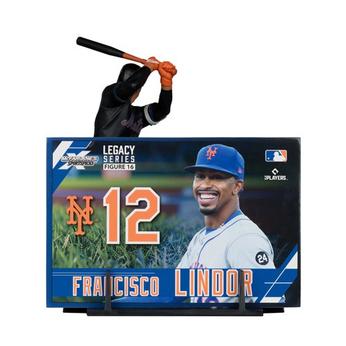 MLB SportsPicks New York Mets Francisco Lindor 7-Inch Posed Figure