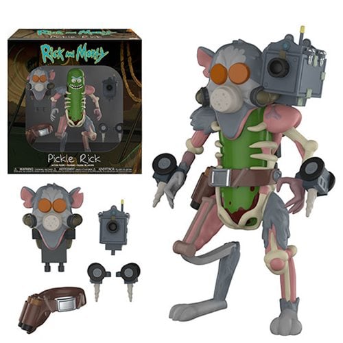 Rick and Morty Pickle Rick Action Figure