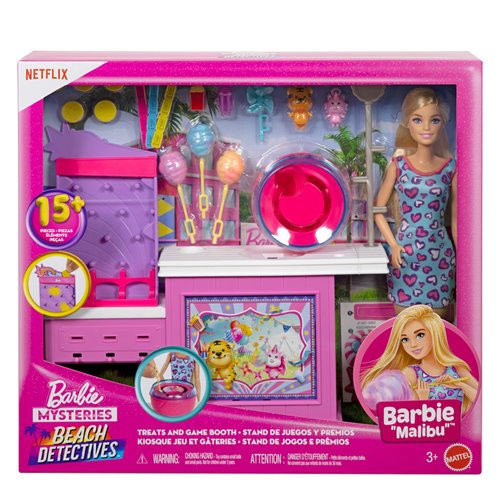 Barbie Mysteries: Beach Detectives Treats and Game Booth Playset