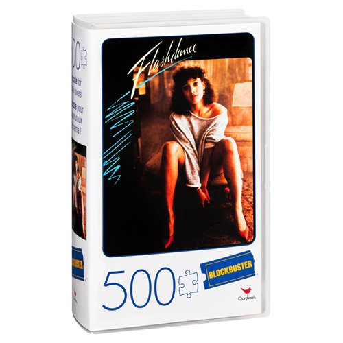 Flashdance Retro Blockbuster VHS Video Case 500-Piece Puzzle