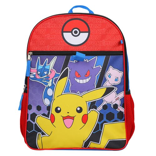 Pokemon Character Backpack 5-Piece Set