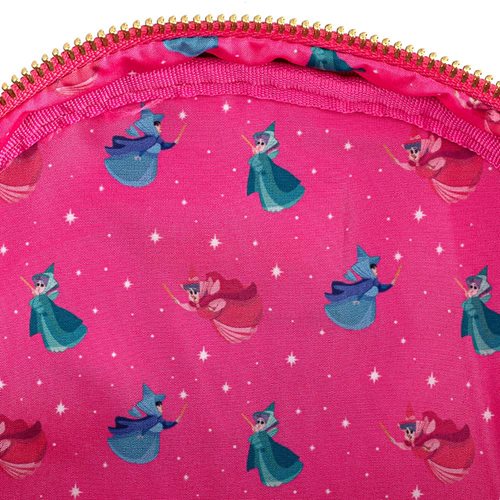 Sleeping Beauty Fairy Godmothers Floral Mini-Backpack