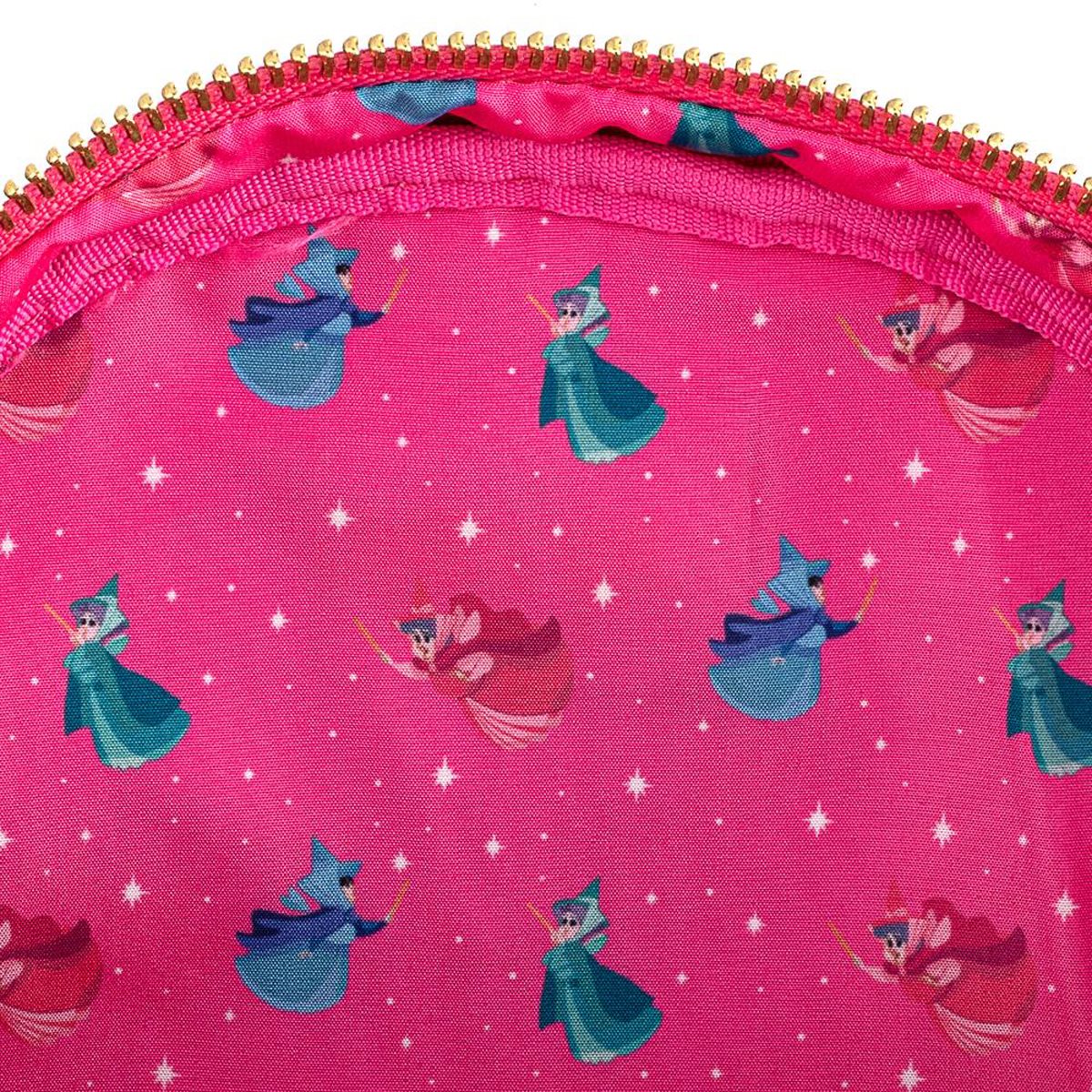 Loungefly Disney Sleeping Beauty Flowers and Fairies Mini Backpack