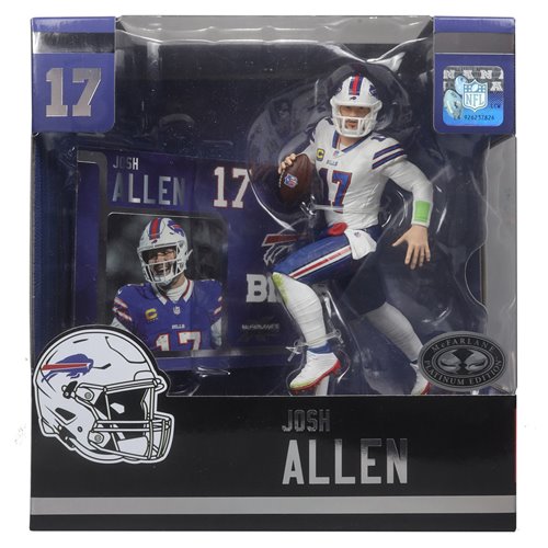 NFL SportsPicks 2024 Wave 2 Buffalo Bills Josh Allen 7-Inch Scale Posed Figure