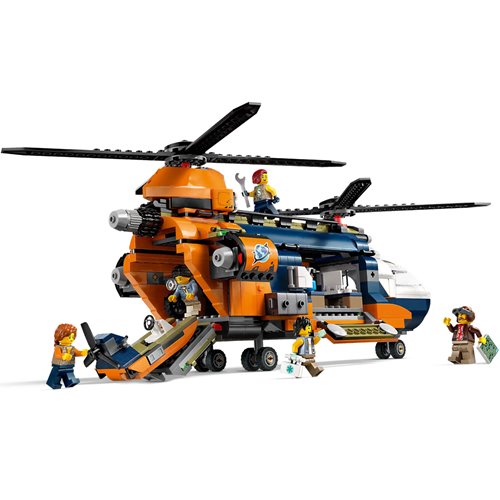 LEGO City 60437 Jungle Explorer Helicopter at Base Camp