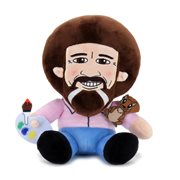 Bob Ross with Peapod the Squirrel Phunny Plush
