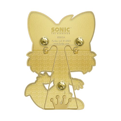 Sonic Super Tails Large Enamel Funko Pop! Pin #01