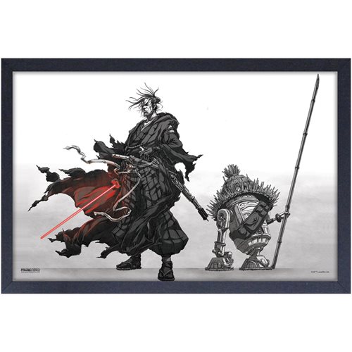 Star Wars: Visions Anakin and R2-D2 Framed Art Print