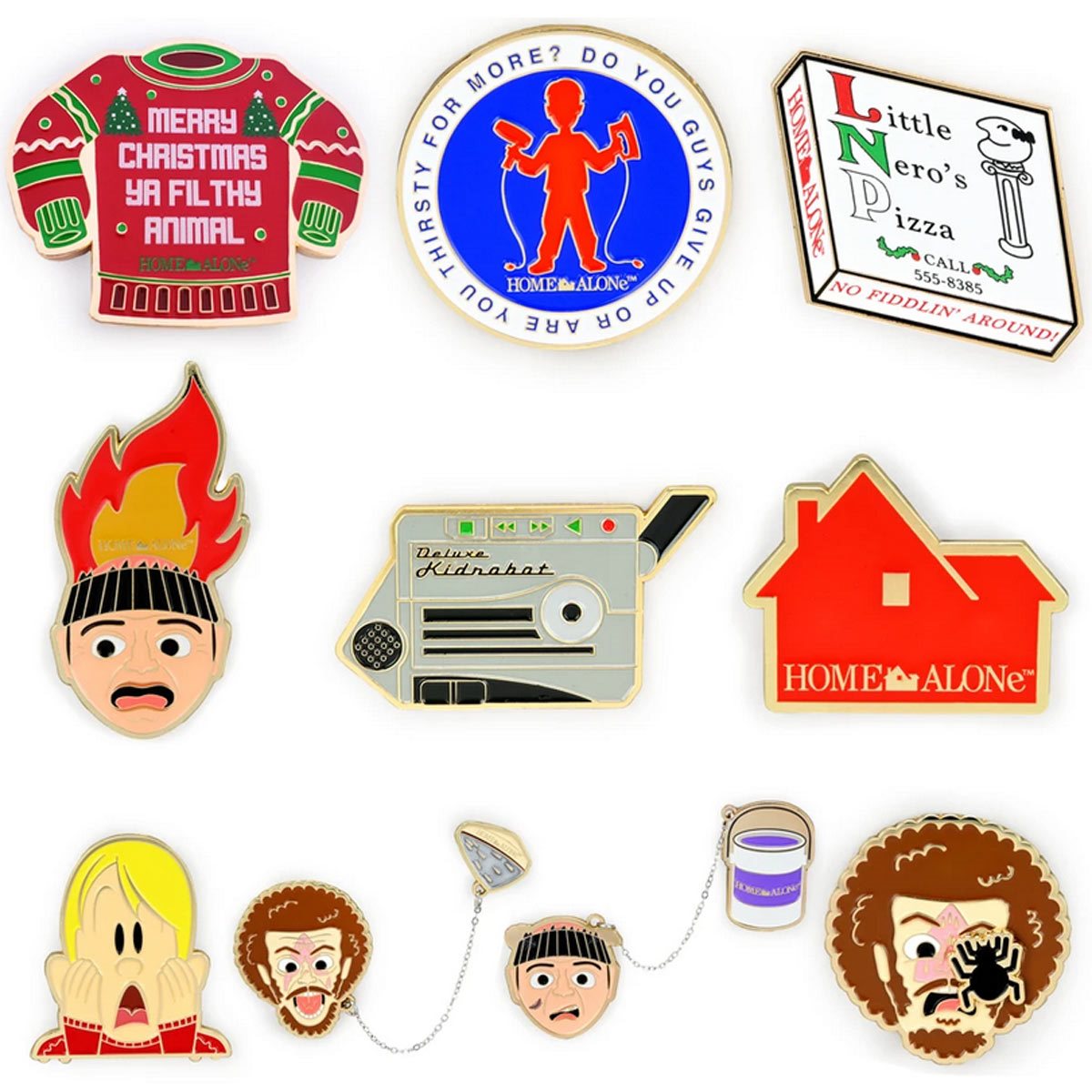 Home Alone Enamel Pin Series Display Tray of 20