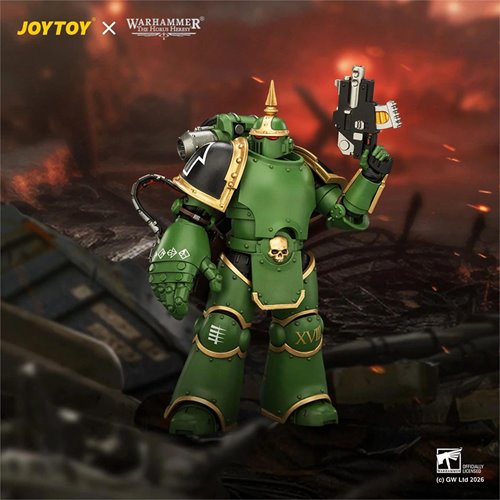 Joy Toy Warhammer 40,000 The Horus Heresy Salamanders MK III Tactical Legionary 1:18 Scale Action Fi