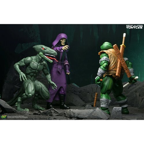 Teenage Mutant Ninja Turtles Mirage Comics Daimyo Orkai & Raptor 7-Inch Scale Action Figure