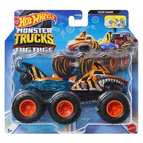 Hot Wheels Monster Trucks Big Rigs 1:64 Scale Vehicle 2024 Mix 2 Case of 4