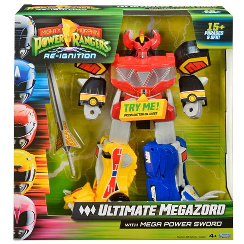 Mighty Morphin Power Rangers: Re-Ignition Ultimate Electronic Megazord 12-Inch Action Figure