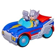 Iron Man and His Awesome Friends Thor Thunder Roadracer Action Figure & Toy Vehicle