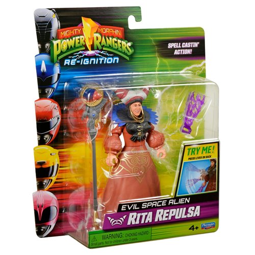Mighty Morphin Power Rangers: Re-Ignition Rita Repulsa Evil Alien Action Figure