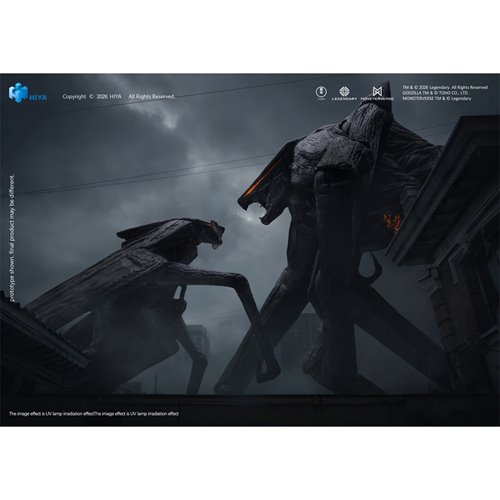 Godzilla 2014 Muto Male and Female Exquisite Basic Series None Scale 6-Inch Action Figure Set