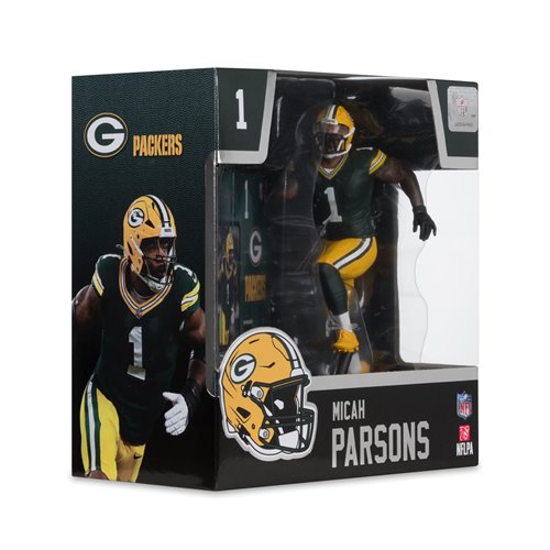 NFL SportsPicks Green Bay Packers Micah Parsons 7-Inch Posed Figure