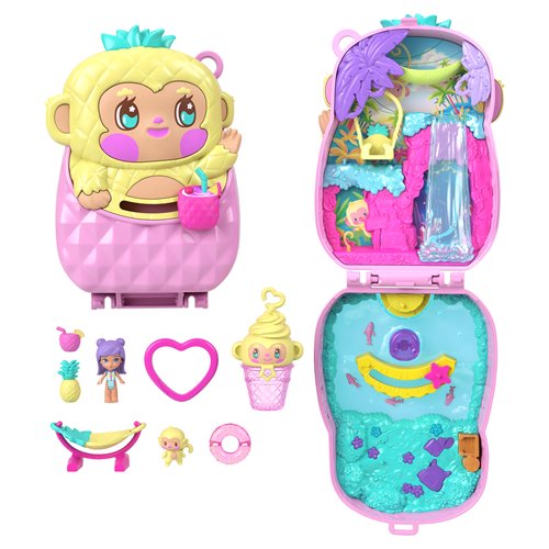 Polly Pocket Pineapple Monkey Compact Playset