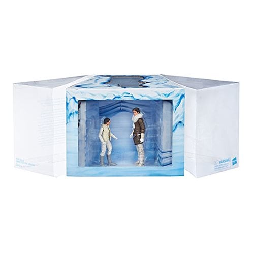 Star Wars The Black Series Hoth Princess Leia Organa and Han Solo 6-Inch Action Figures - Exclusive