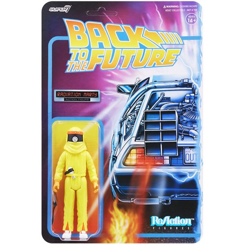 Back to the Future Marty McFly in Radiation Suit 3 3/4-Inch ReAction Figure