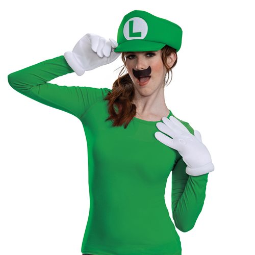 Super Mario Bros. Classic Luigi Adult Roleplay Accessory Kit