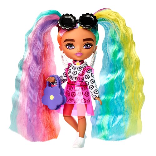 Barbie Extra Minis Doll with Daisy Rainbow Pigtails