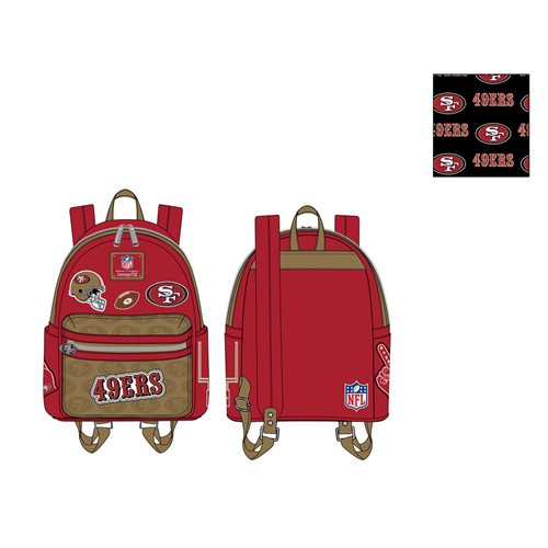 NFL San Francisco 49ers Patches Mini-Backpack