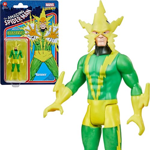 Marvel Legends Retro 375 Collection Electro 3 3/4-Inch Action Figure