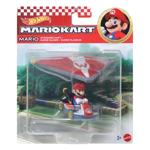 Mario Kart Hot Wheels Gliders 2026 Mix  3 Vehicle Case of 4