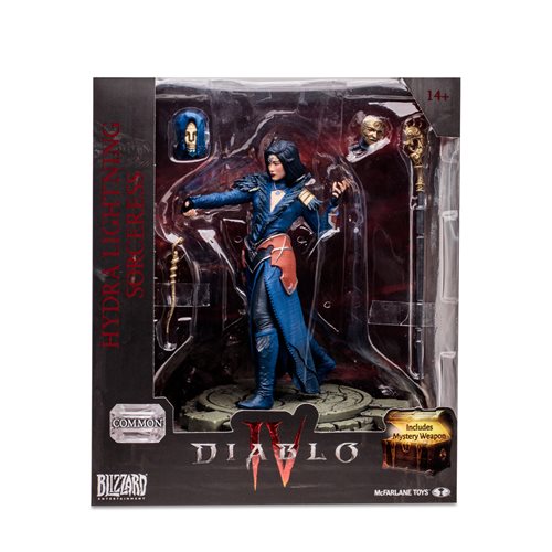 Diablo IV Wave 1 Hydra Lightning Sorceress Common 1:12 Scale Posed Figure