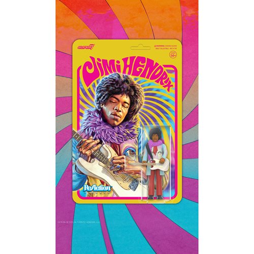 Jimi Hendrix Are You Experienced? 3 3/4-Inch ReAction Figure