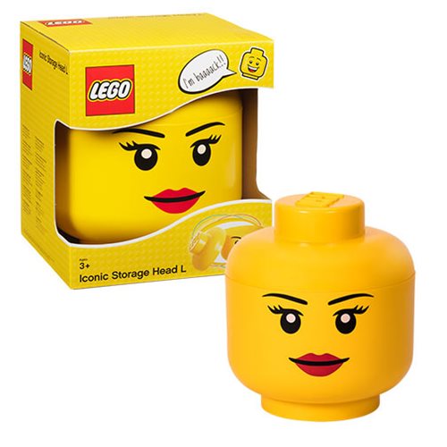 LEGO Large Girl Storage Head